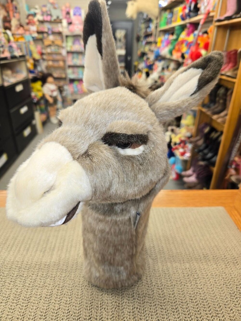 rare to find collectible Folkmanis Donkey Stage Puppet